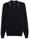 fine-knit polo shirt